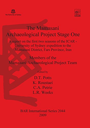 The Mamasani Archaeological Project Stage One [Paperback]