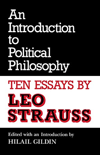 An Introduction To Political Philosophy Ten Essays (culture Of Jewish Modernity [Paperback]
