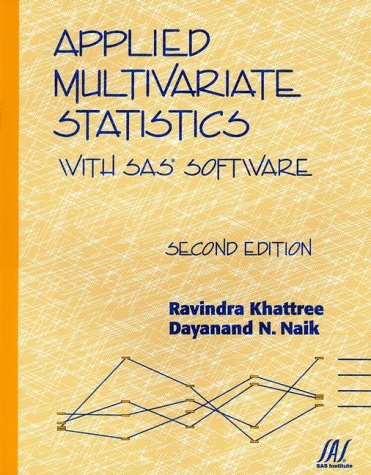 Applied Multivariate Statistics with SAS Software [Paperback]