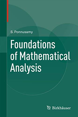 Foundations of Mathematical Analysis [Hardcover]