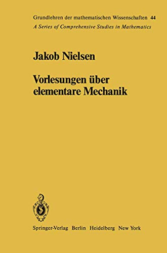 Vorlesungen ber elementare Mechanik [Paperback]