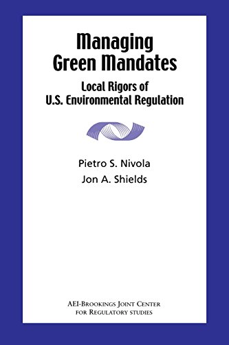 Managing Green Mandates Local Rigors of U.S. Environmental Regulation [Paperback]