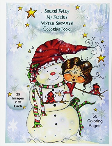 Sherri Baldy My-Besties Winter Snowmen Coloring Book [Paperback]