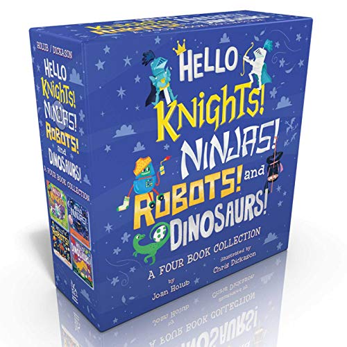 Hello Knights Ninjas Robots and Dinosaurs (Boxed Set) Hello Knights Hello [Board book]