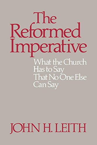 The Reformed Imperative [Paperback]