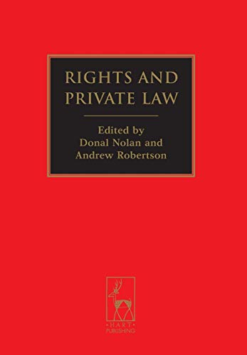 Rights and Private Law [Hardcover]