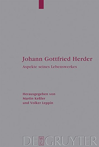 Johann Gottfried Herder  Aspekte seines Lebenswerks [Hardcover]