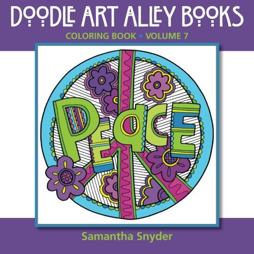 Peace Coloring Book (doodle Art Alley Books) (volume 7) [Paperback]