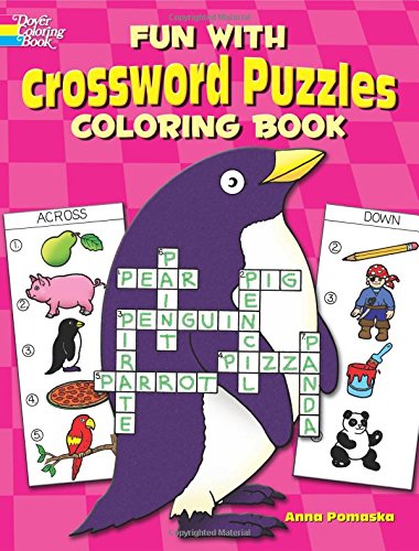 Fun with Crossword Puzzles Coloring Book [Paperback]