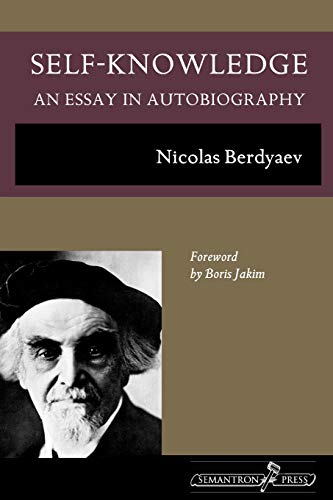 Self-Knowledge An Essay In Autobiography [Paperback]