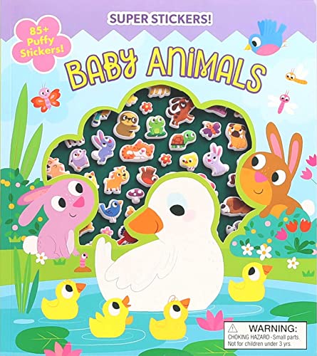 Super Puffy Stickers Baby Animals [Paperback]