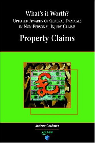 What's It Worth Volume 1 Property Claims [Paperback]