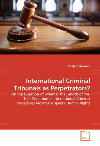 International Criminal Tribunals As Perpetrators [Paperback]