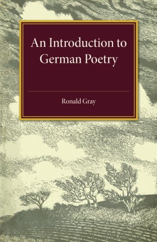 An Introduction to German Poetry [Paperback]