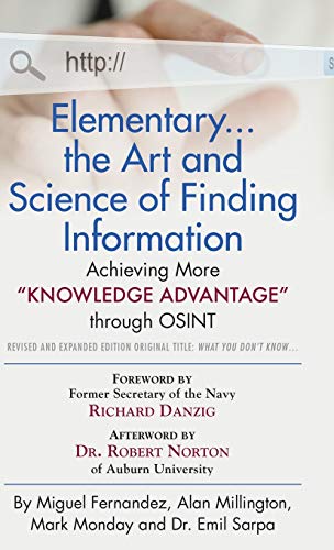 Elementary... The Art And Science Of Finding Information [Hardcover]