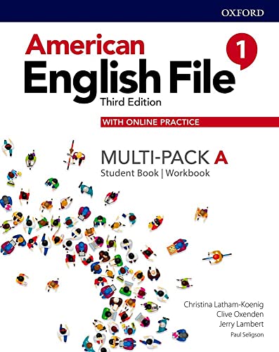 American English File Level 1 Student Book/Workbook Multi-Pack A With Online P