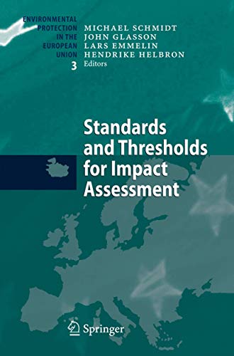 Standards and Thresholds for Impact Assessment [Paperback]