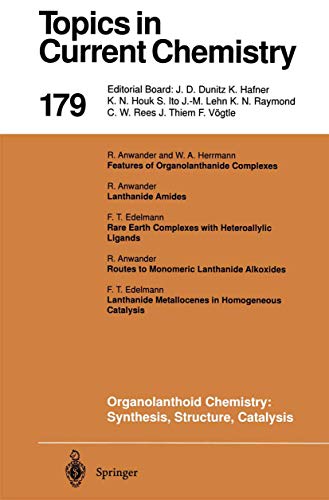Organolanthoid Chemistry Synthesis, Structure, Catalysis [Paperback]