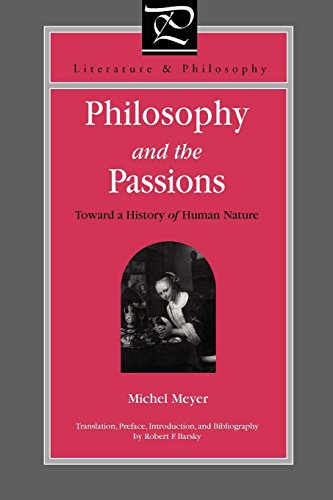 Philosophy and the Passions Toward a History of Human Nature [Paperback]