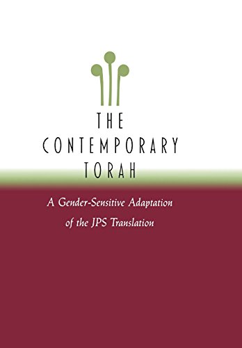 The Contemporary Torah A Gender-Sensitive Adaptation Of The Jps Translation [Hardcover]