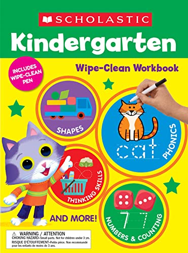 Kindergarten Wipe-Clean Workbook [Paperback]