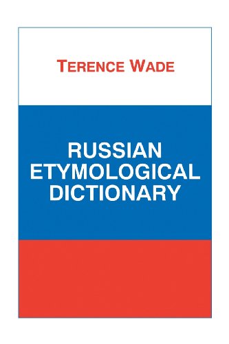 Russian Etymological Dictionary [Paperback]