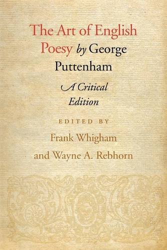 The Art Of English Poesy, Critical Edition [Paperback]