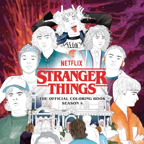 Stranger Things The Official Coloring Book, Season 4 [Paperback]