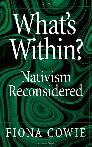 What's Within Nativism Reconsidered [Hardcover]