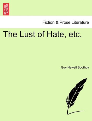 Lust of Hate, Etc [Paperback]