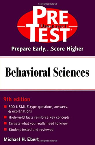 Behavioral Sciences  PreTest Self-Assessment and Review [Paperback]