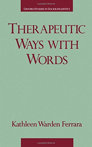 Therapeutic Ways with Words [Paperback]