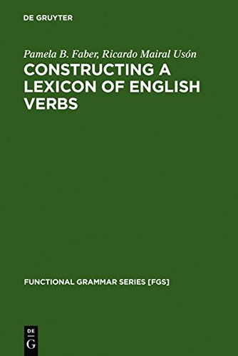 Constructing a Lexicon of English Verbs [Hardcover]