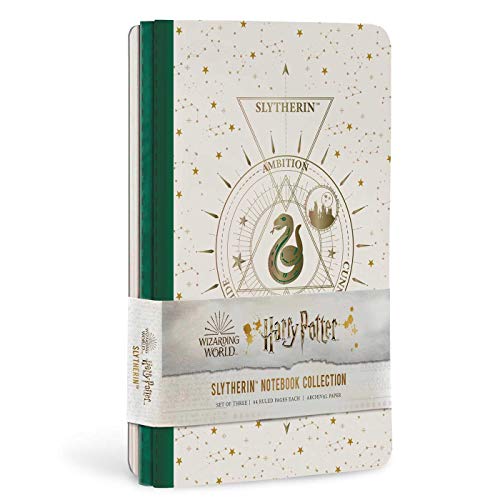 Harry Potter Slytherin Constellation Sewn Notebook Collection (Set of 3) [Paperback]