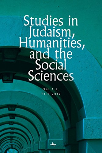 Studies In Judaism, Humanities, And The Social Sciences 1.1 [Paperback]