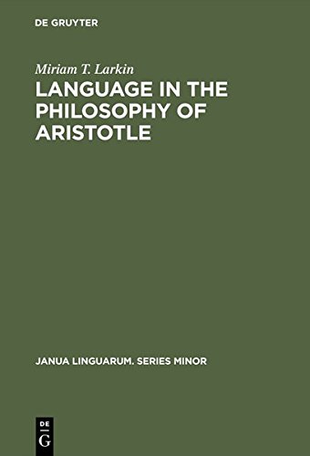 Language in the Philosophy of Aristotle [Hardcover]