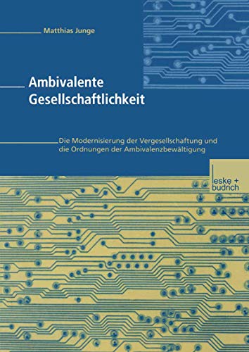 Ambivalente Gesellschaftlichkeit Die Modernisierung der Vergesellschaftung und  [Paperback]