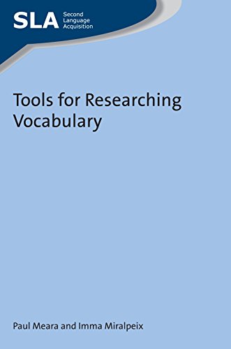 Tools for Researching Vocabulary [Paperback]