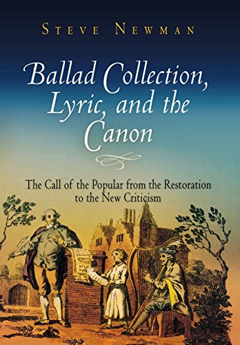 Ballad Collection, Lyric, and the Canon The Call of the Popular from the Restor [Hardcover]