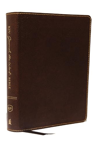 KJV Journal the Word Bible, Reflect, Journal or Create Art Next to Your Favorite [Leather / fine bindi]