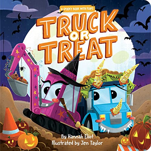 Truck or Treat A Spooky Book with Flaps [Board book]
