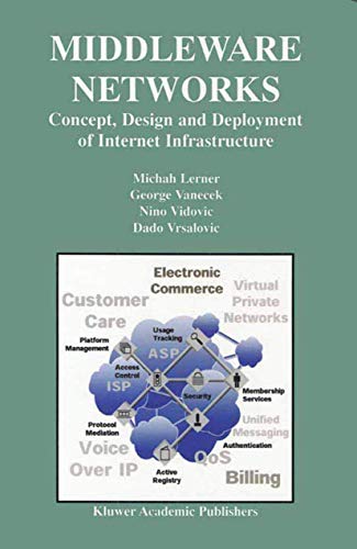 Middleware Networks Concept, Design and Deployment of Internet Infrastructure [Hardcover]