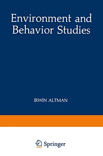 Environment and Behavior Studies Emergence of Intellectual Traditions [Paperback]
