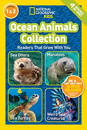 Ocean Animals Collection (National Geographic Kids Readers, Levels 1 &amp 2) R [Paperback]