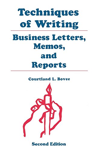 Techniques of Writing Business Letters, Memos, and Reports [Paperback]