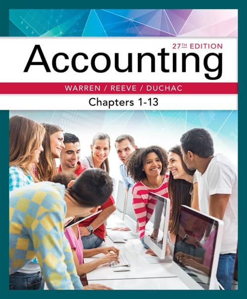 Accounting, Chapters 1-13 [Paperback]