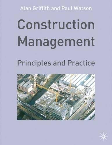 Construction Management Principles and Practice [Paperback]