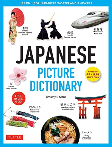 Japanese Picture Dictionary Learn 1,500 Japanese Words and Phrases (Ideal for J [Hardcover]