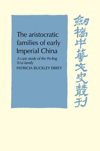 The Aristocratic Families in Early Imperial China A Case Study of the Po-Ling T [Paperback]