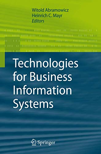 Technologies for Business Information Systems [Paperback]